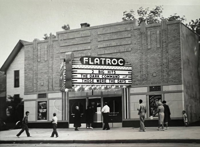 Flat Roc Theatre - FLATROC THEATRE PHOTO BY AL JOHNSON 1940  (newer photo)